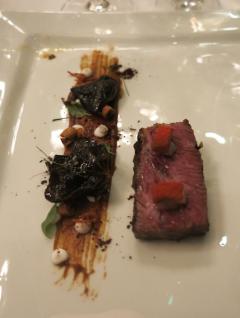 Wagyu beef, marinated tomato, herring condiment, tamarind and peanuts